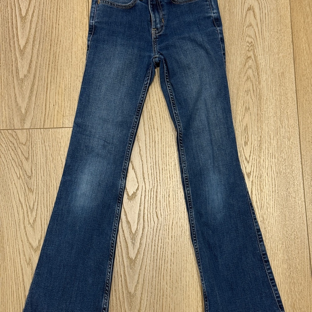 Abercrombie Kids Dark Blue Flare Jeans